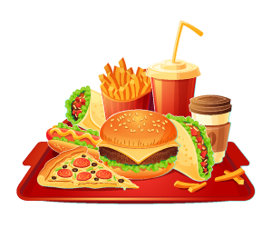 a big takeaway meal